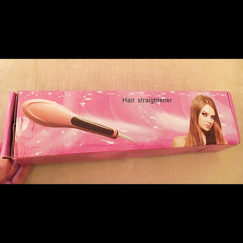 Ceramic Hair Straightener Brush